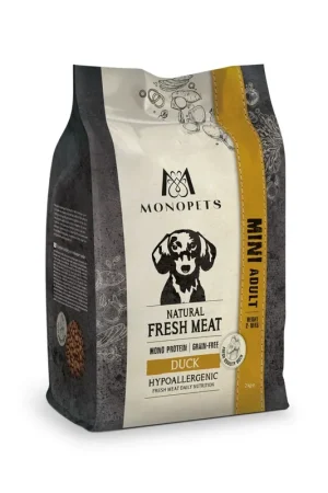 Actieprijs Monopets Fresh Meat Adult Mini Duck 2 kg